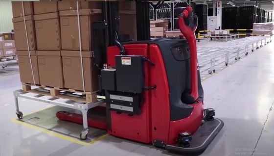 1500KG Load Capacity Pallet Forklift AGV Material Handling In Warehouse Picking And Loading