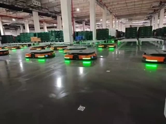 潜伏式リフティング マックスロード 600kg AMR 倉庫設備システム QRコード 視覚