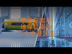 最大3500kg パレット自動ラックシステム AS-RS 双列スタッカー