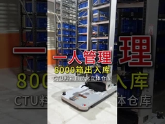 3.5m 棚 自動化倉庫システム CTU ロボット 積載/卸載速度 25 - 30 カートン/時間