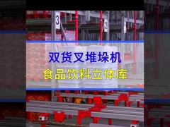 最大3500kg パレット自動ラックシステム AS-RS 双列スタッカー