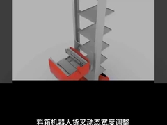 3.5m 棚 自動化倉庫システム CTU ロボット 積載/卸載速度 25 - 30 カートン/時間